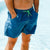 Micro Fiber Swimshorts Teal Closer | Bown of London
